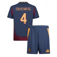 AS Roma Bryan Cristante #4 Fußballbekleidung 3rd trikot Kinder 2024-25 Kurzarm (+ kurze hosen)